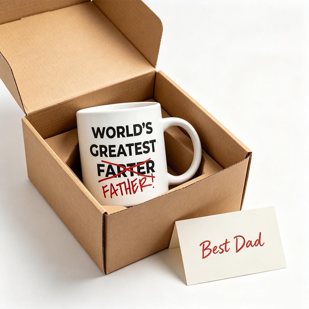 325ml Funny Coffee Mug with Handle Tea Cup for Christmas Fathers Day Gift - Style 2