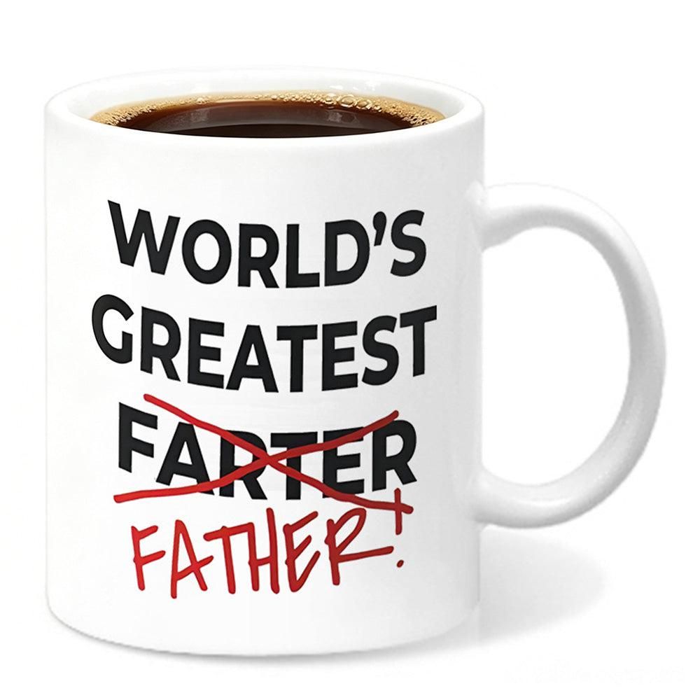 325ml Funny Coffee Mug with Handle Tea Cup for Christmas Fathers Day Gift - Style 1