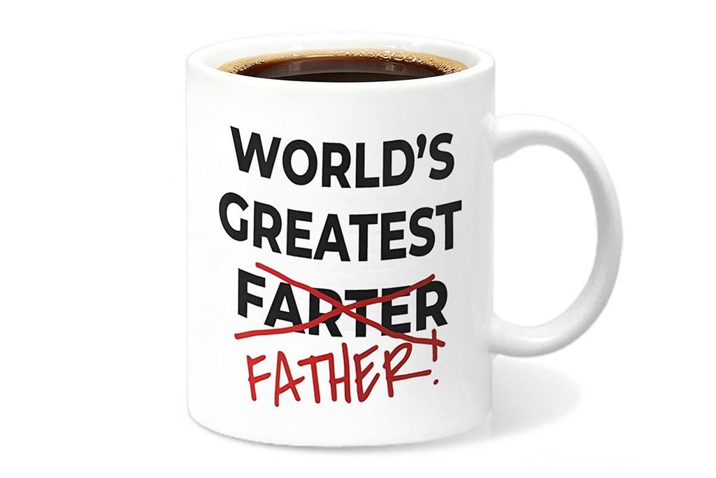 325ml Funny Coffee Mug with Handle Tea Cup for Christmas Fathers Day Gift - Style 1