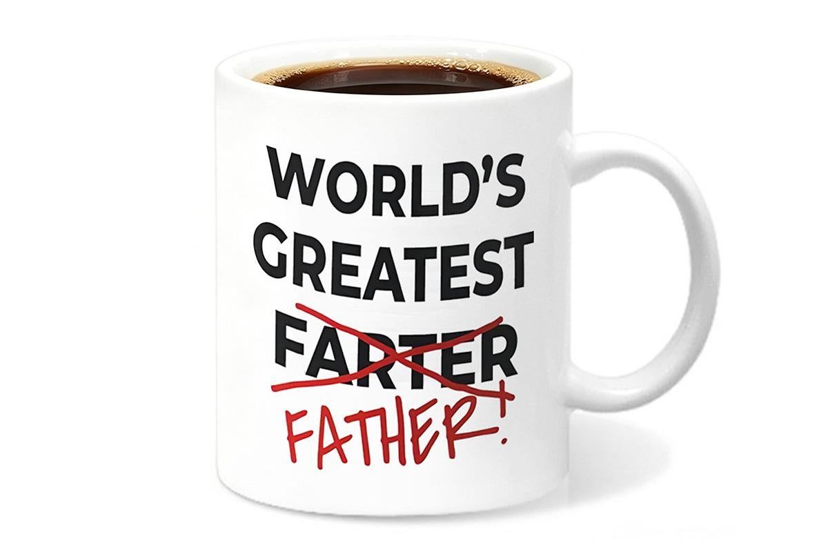 325ml Funny Coffee Mug with Handle Tea Cup for Christmas Fathers Day Gift - Style 1