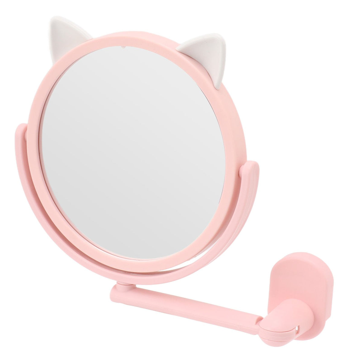 Makeup Mirror 16.5cm Diameter Clear Image Cosmetic Mirror Wall Mirror for Bathroom