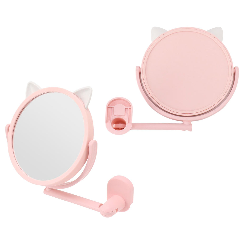 Makeup Mirror 16.5cm Diameter Clear Image Cosmetic Mirror Wall Mirror for Bathroom