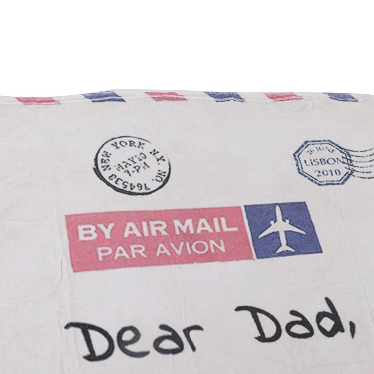 Envelope Blanket Multifunctional Personalized Soft Skin Friendly Polyester Throw Blanket for Father 59.1 X 86.6in