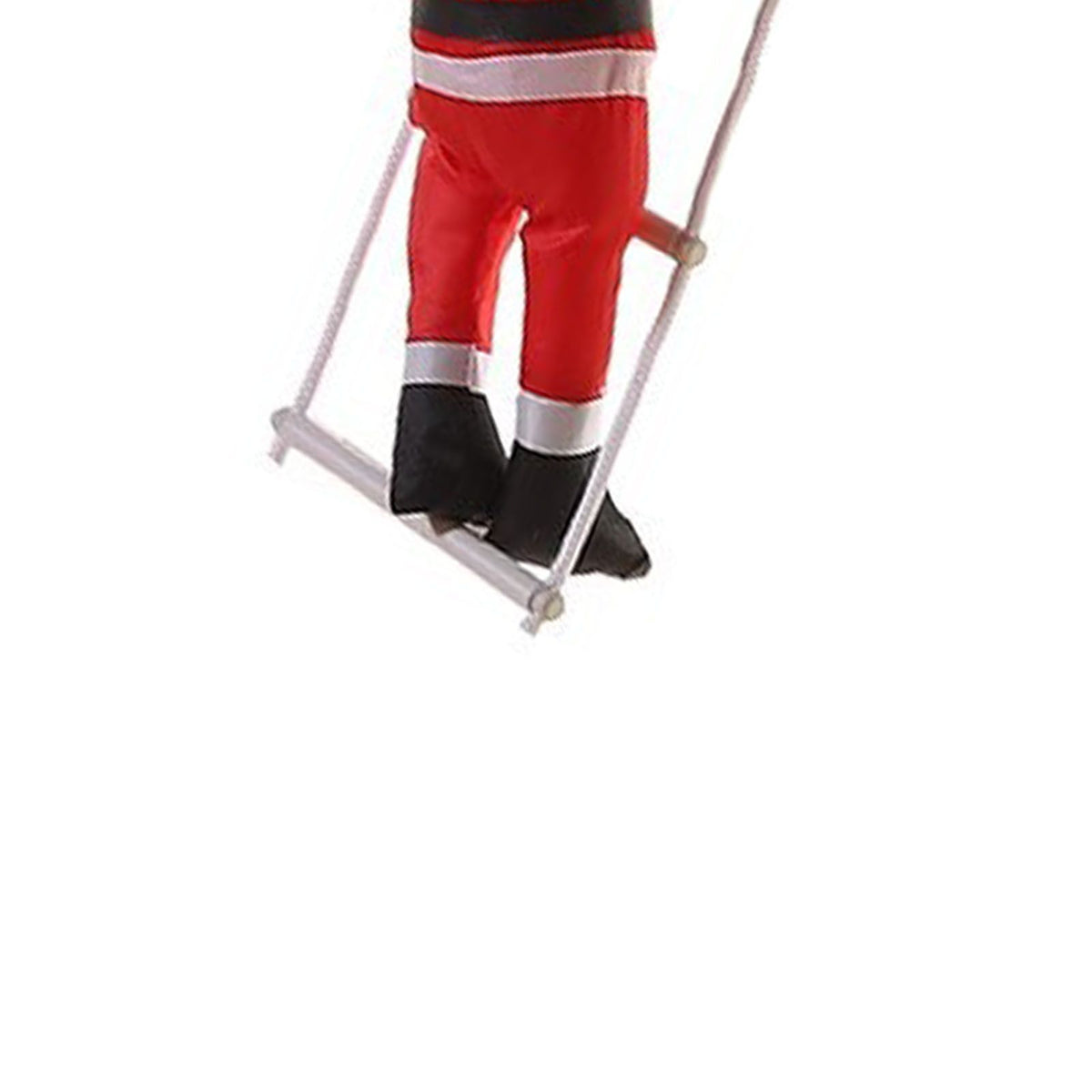 Ladder Climbing Hanging Father Xmas 9.8 Inch Xmas Tree Hanging Ornament for Home Holiday Party Decorations