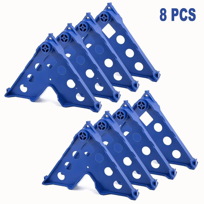 7-in-1 Painter's Support Stand Tool for Doors Cabinets Trim and Small Painting Projects, Heavy Duty Stackable Painting Rack for Brushes Rollers and Sprayers (4PCS)