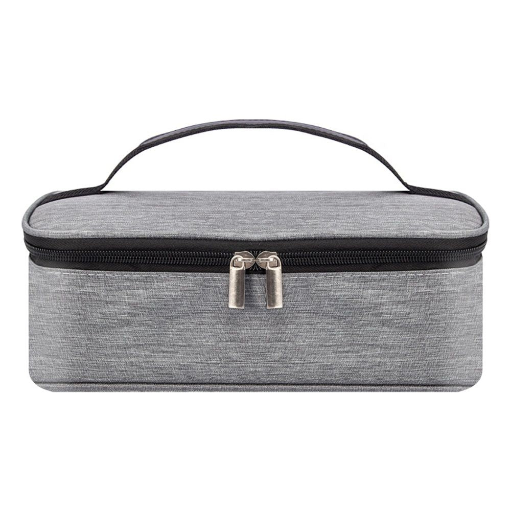 Insulated Lunch Bag, Waterproof Lunch Box with Handle Lunch Tote Bag Portable Food Storage for Office Work Outdoor Picnic, Grey