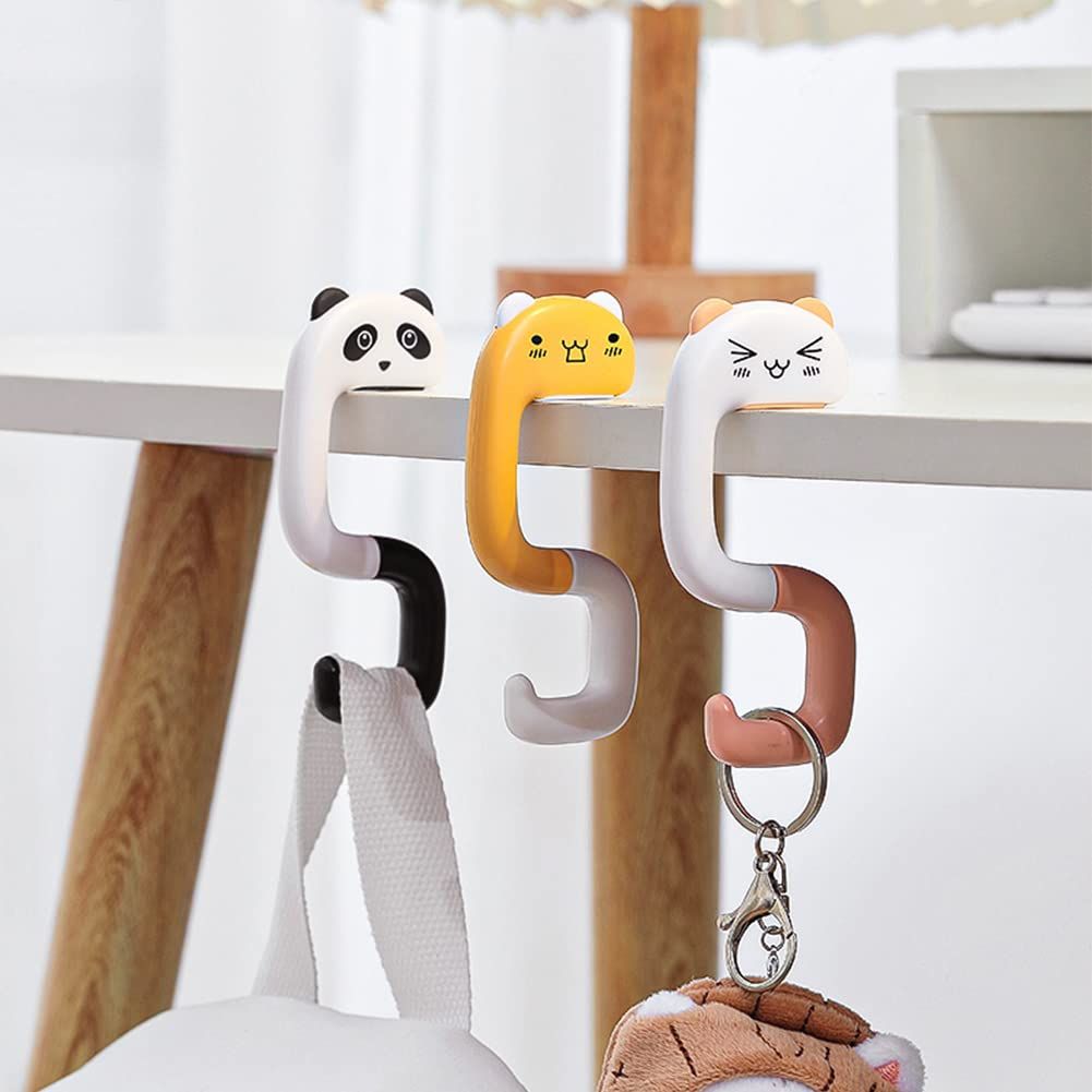 4PCS Table Hook for Handbag,Foldable Purse Hooks for Hanging Bags & Purses Schoolbags Keychains etc Gift Idea for Gift Stocking