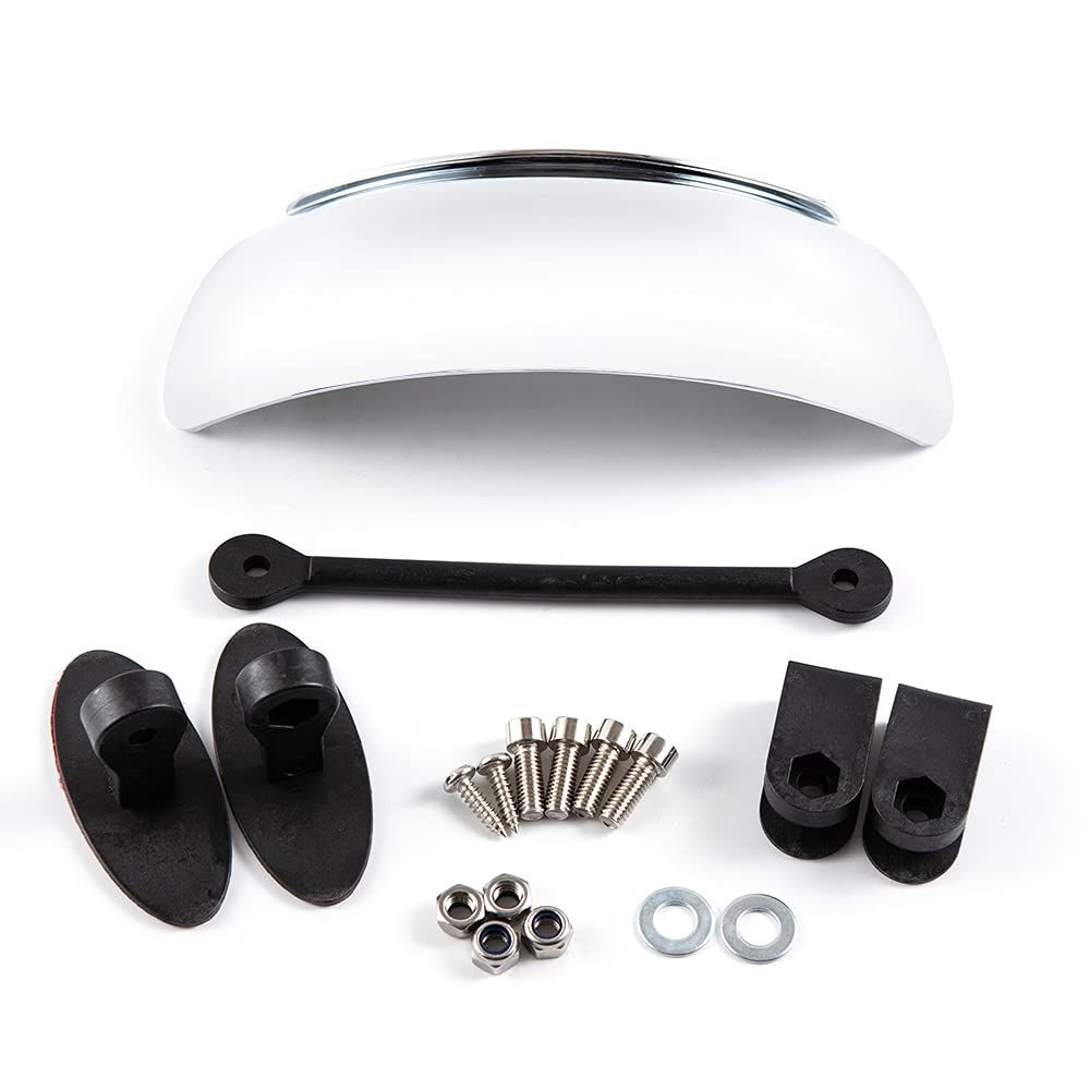 Motorcycle Wide Angle Rearview Mirrors 180 Degrees Safety Rear View Mirror Wide Angle Mirror Auxiliary reverse mirror