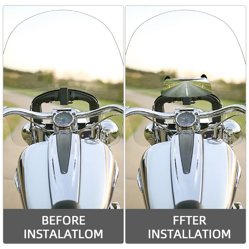Motorcycle Wide Angle Rearview Mirrors 180 Degrees Safety Rear View Mirror Wide Angle Mirror Auxiliary reverse mirror