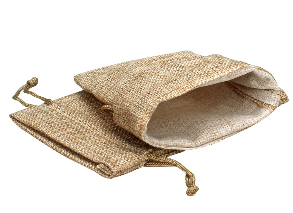 Lot of 24 3.5x5 Inch Burlap Gift Bags with Drawstring Linen Jewelry Pouches Burlap Sacks for Wedding Favors Party Gifts