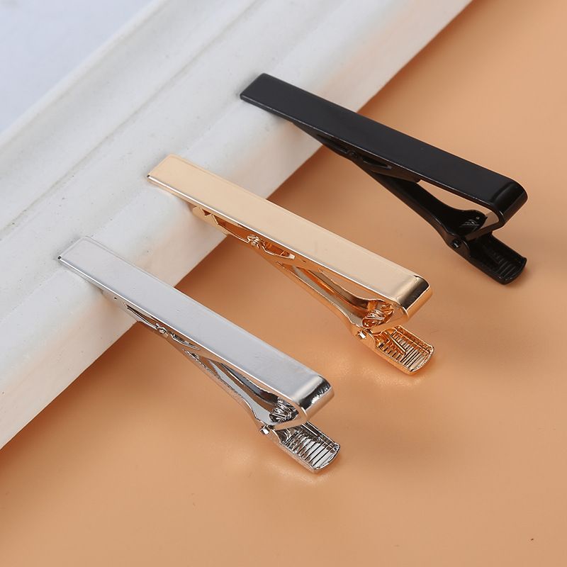 Tone Tie Clips for Men, 3 Pack Classic Style Mens Necktie Tie Bar, Simple Ties Clips for Regular Ties Best Xmas Father Boyfriend