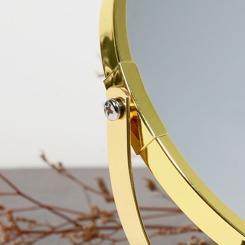 Rotating Vanity Mirror Desktop Vanity Mirror Rotating Mirror Portable Desk Dresser Mirror for Desk Bedroom Desktop Mirror Desk