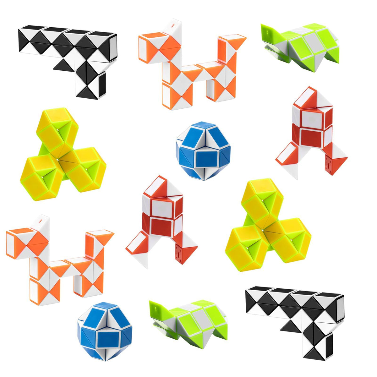 12pcs Party Favors, Cube Mini Twist Puzzle, Prizes,Classroom Rewards,School,Birthday Gifts Kid,Teens Brain Teasers