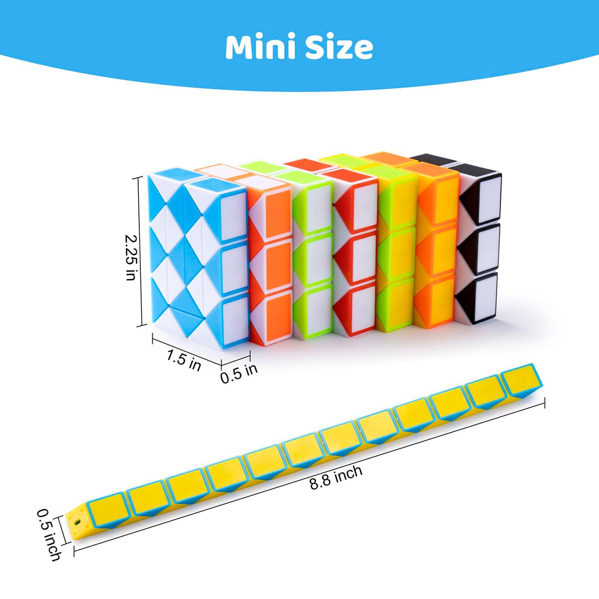 12pcs Party Favors, Cube Mini Twist Puzzle, Prizes,Classroom Rewards,School,Birthday Gifts Kid,Teens Brain Teasers