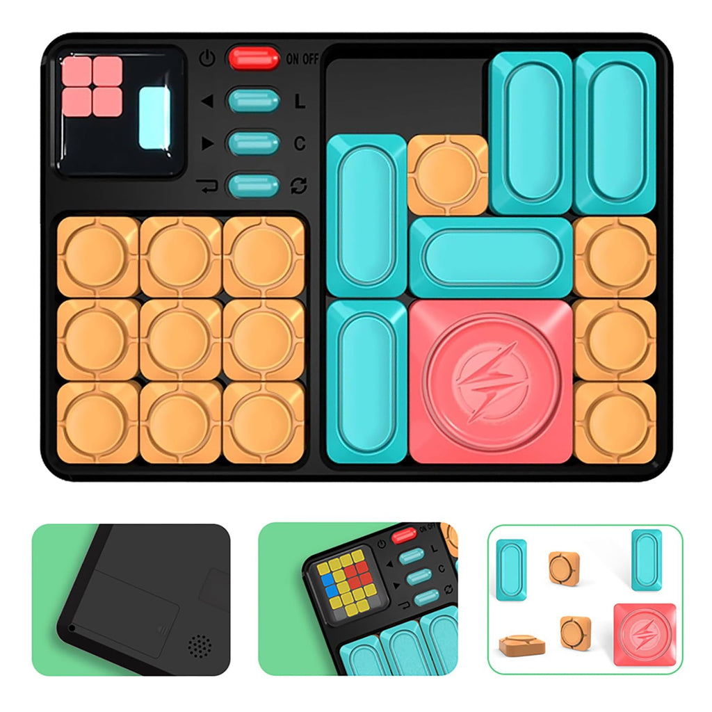 Super Slide Puzzle Games, Challenges Brain Teaser Puzzle,Super Glide Puzzle, Electronic Puzzle,Slide Puzzles for Adults