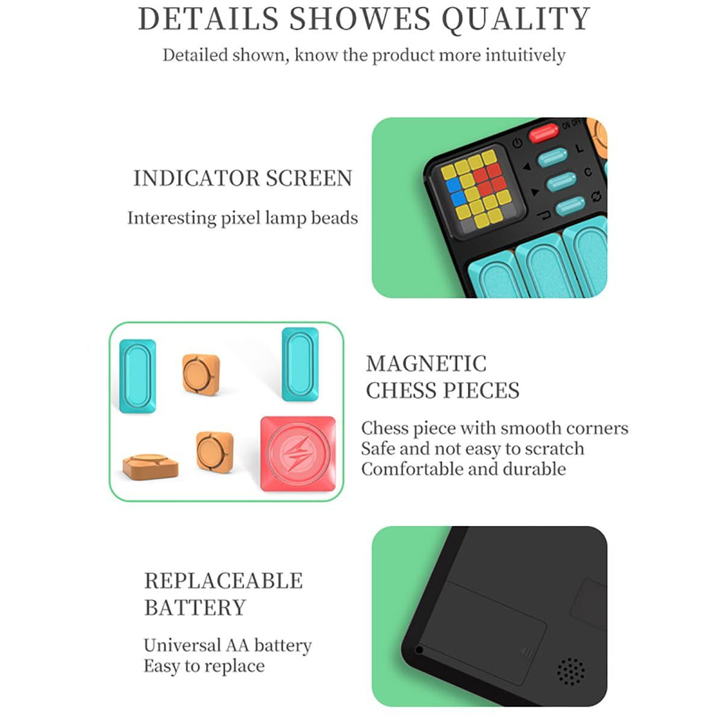 Super Slide Puzzle Games, Challenges Brain Teaser Puzzle,Super Glide Puzzle, Electronic Puzzle,Slide Puzzles for Adults