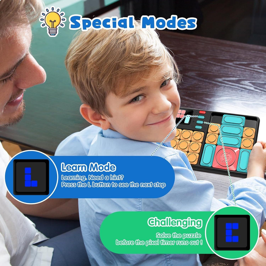 Super Slide Puzzle Games, Challenges Brain Teaser Puzzle,Super Glide Puzzle, Electronic Puzzle,Slide Puzzles for Adults
