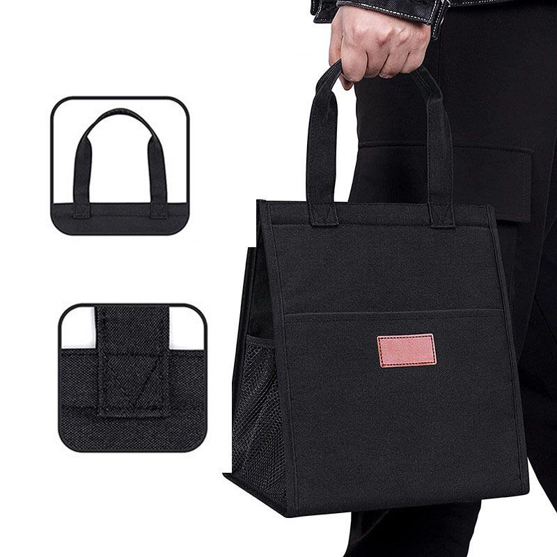 Lunch Bags for Women Insulated Reusable Lunch Tote with Internal Pocket, Adult Lunch Tote bag for Work