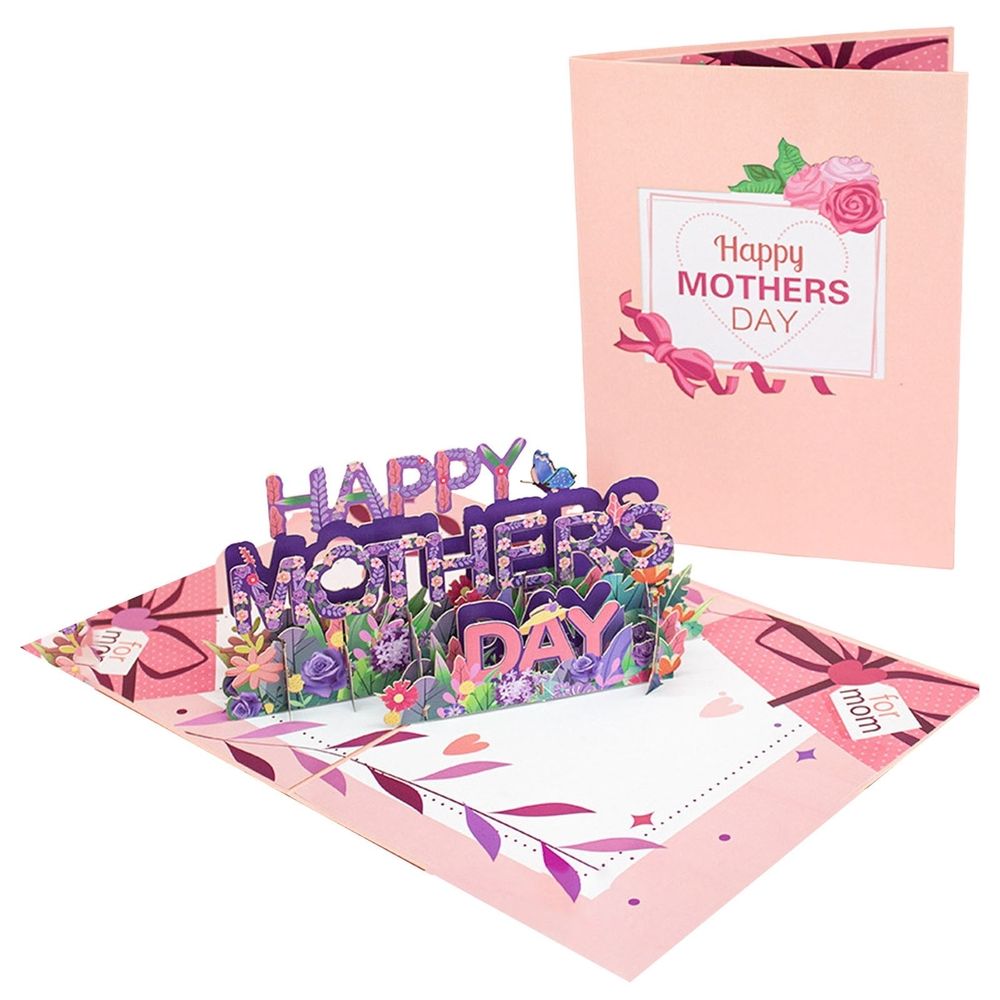 Mothers Day Gifts Clearance! Mother's Day up Card Happy Mother's Day Card with Envelope and Blank Notes 3D Cards Mom Personalized Mothers Day Birthday Greeting Card Mothers Day Scratch Card