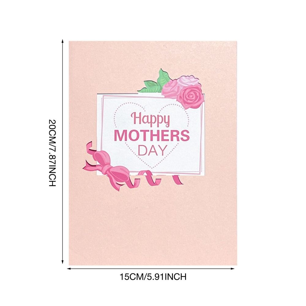 Mothers Day Gifts Clearance! Mother's Day up Card Happy Mother's Day Card with Envelope and Blank Notes 3D Cards Mom Personalized Mothers Day Birthday Greeting Card Mothers Day Scratch Card