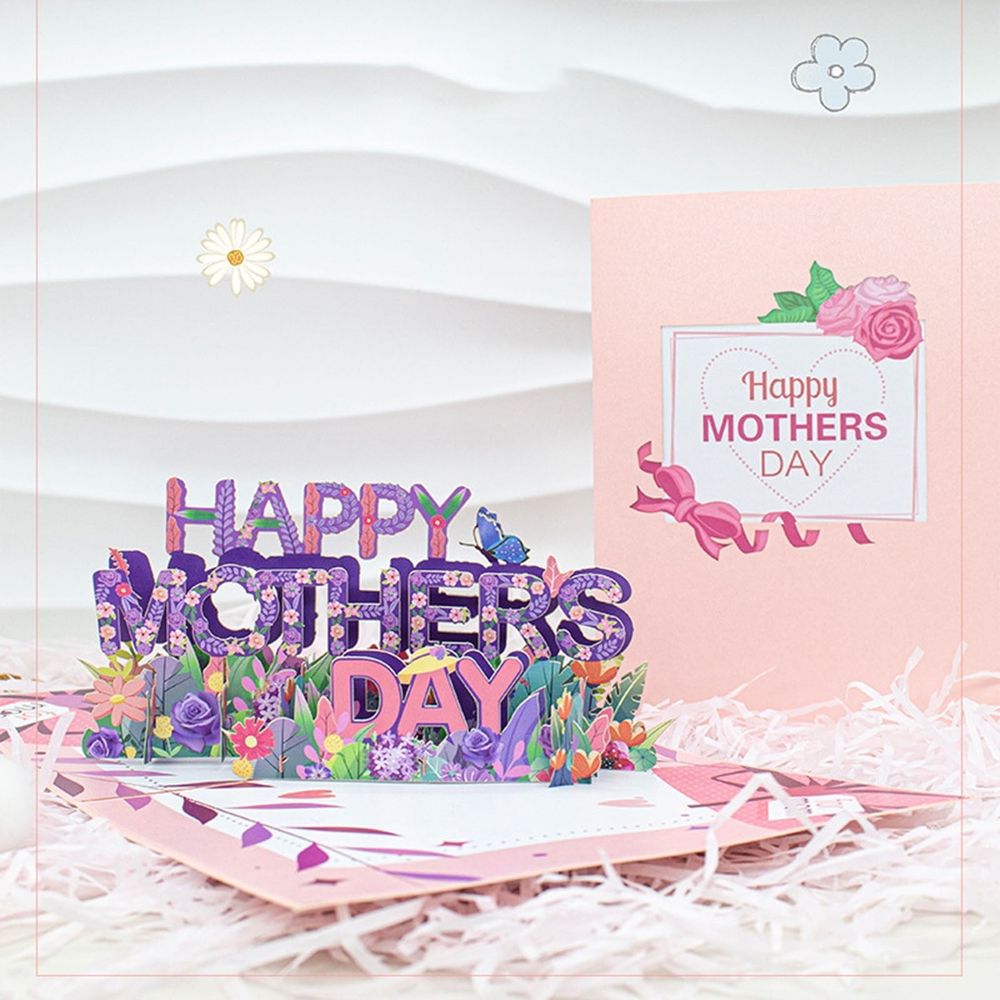 Mothers Day Gifts Clearance! Mother's Day up Card Happy Mother's Day Card with Envelope and Blank Notes 3D Cards Mom Personalized Mothers Day Birthday Greeting Card Mothers Day Scratch Card