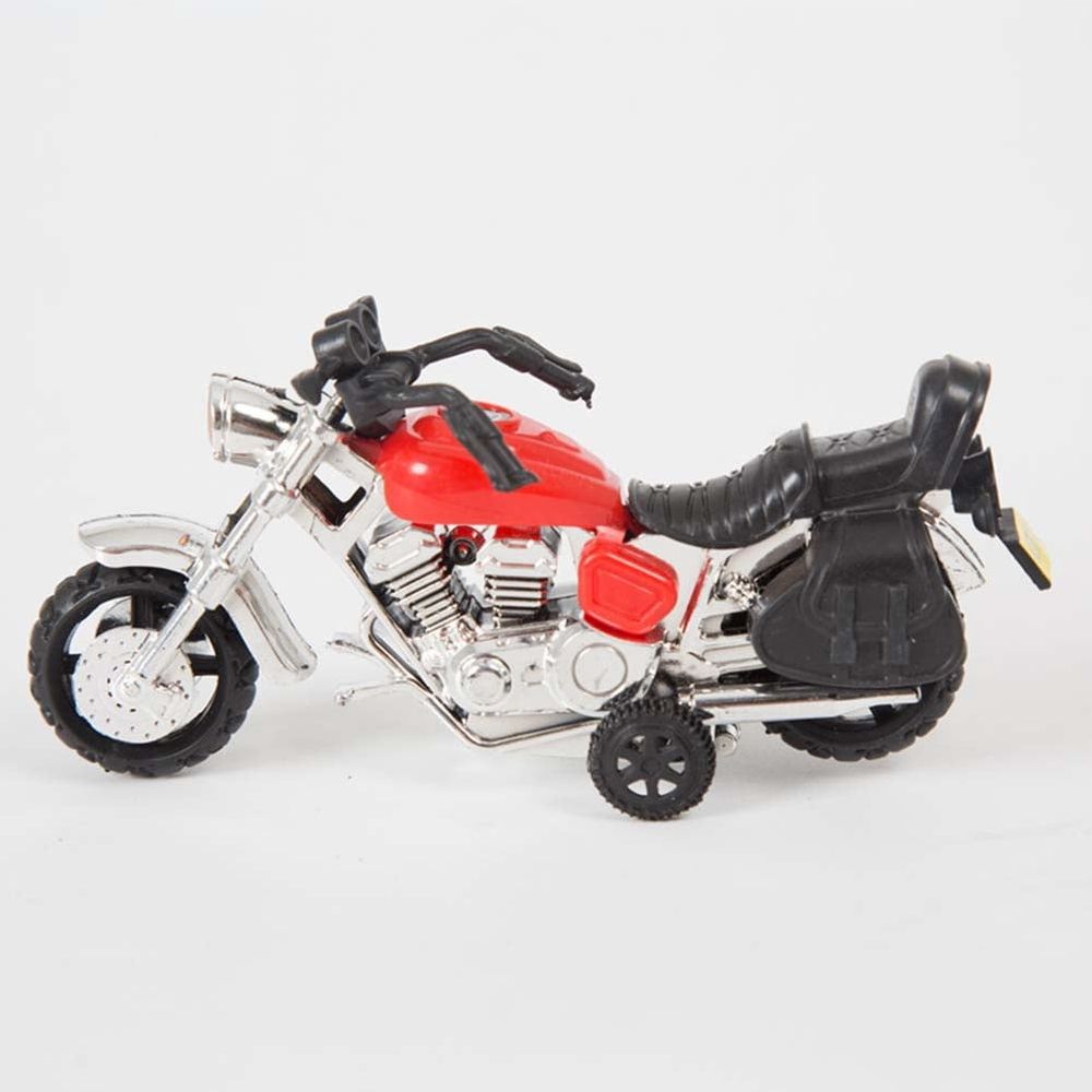 3PCS Assorted Color Plastic Motorbike Cake Toppers Decorations for Father's Day Party and Special Occasions