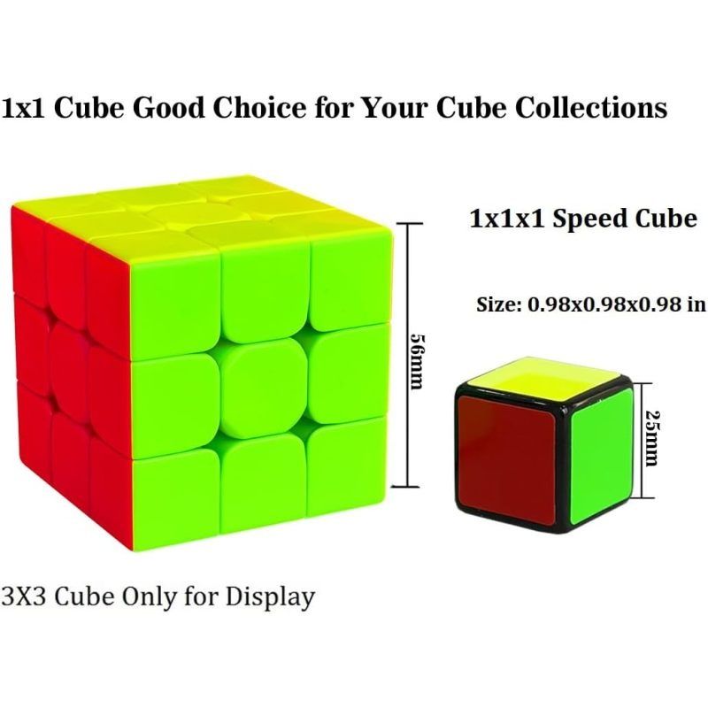 1x1x1 Cube Dice 1x1 Magic Cube Puzzle,  for Brain Teasers-Improve your concentrations, hand-eye combination