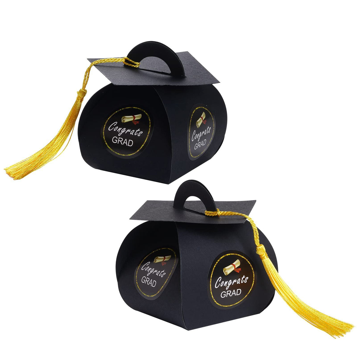 50 Pieces Graduation Cap Gift Box Graduation Candy Box Grad Candy Boxes Graduation Party Favors Boxes for Graduation