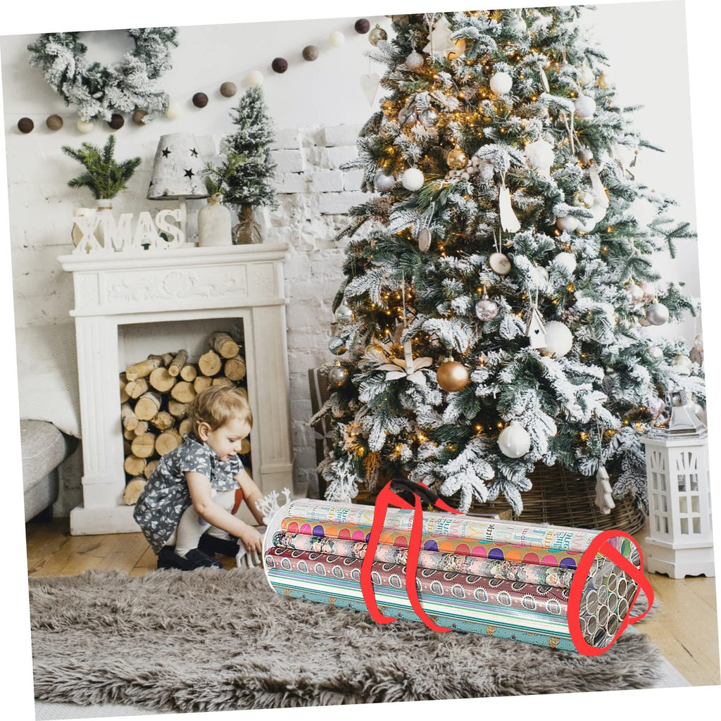 Storage Bag Wrapping Paper Storage Containers Xmas Gift Wrap Containers Wrap Organizer Gift Wrap Storage Container Wrapping