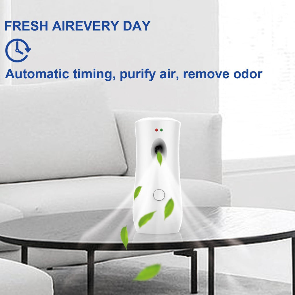 Automatic Air Freshener Spray Dispenser (2-Pack) , Free Standing or Wall Mounted Automatic Aerosol Spray Dispenser Adjustable