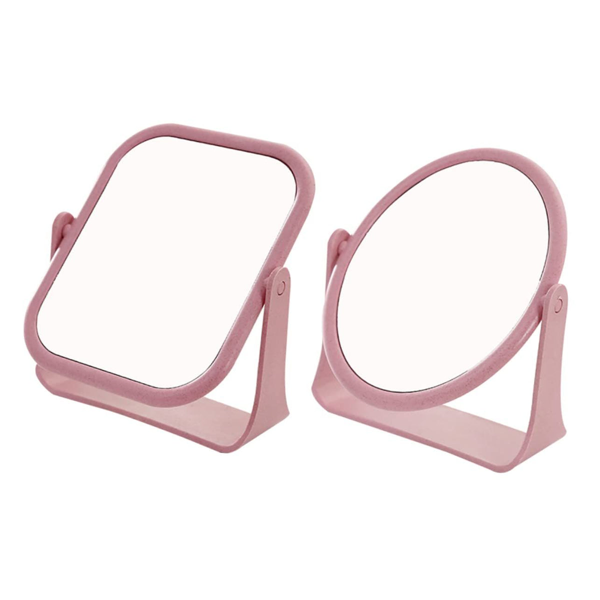 2pcs Makeup Light Mirror Cosmetic Mirror Desk Mirror Decor Stylish Mirror Makeup Mirror Desktop Mirror Double-Side