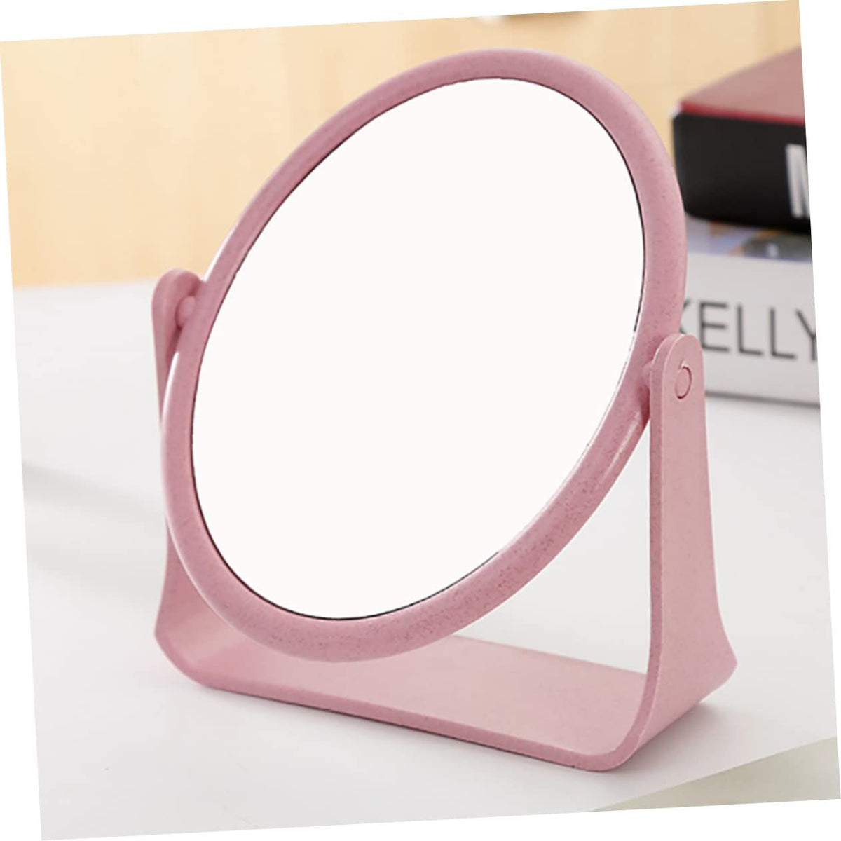 2pcs Makeup Light Mirror Cosmetic Mirror Desk Mirror Decor Stylish Mirror Makeup Mirror Desktop Mirror Double-Side