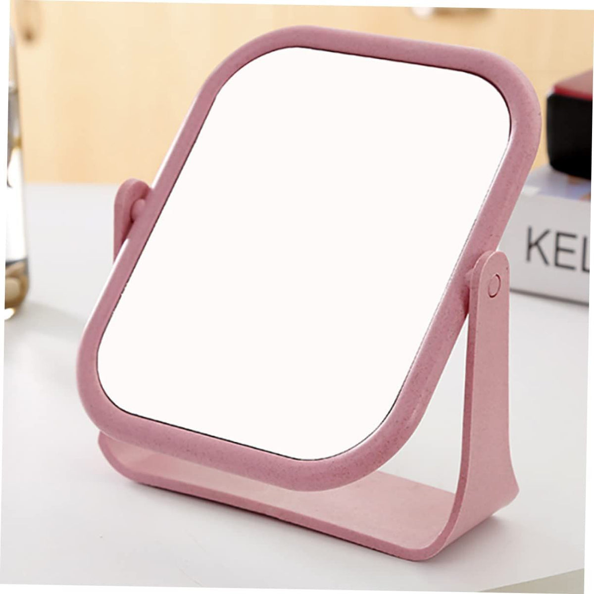 2pcs Makeup Light Mirror Cosmetic Mirror Desk Mirror Decor Stylish Mirror Makeup Mirror Desktop Mirror Double-Side
