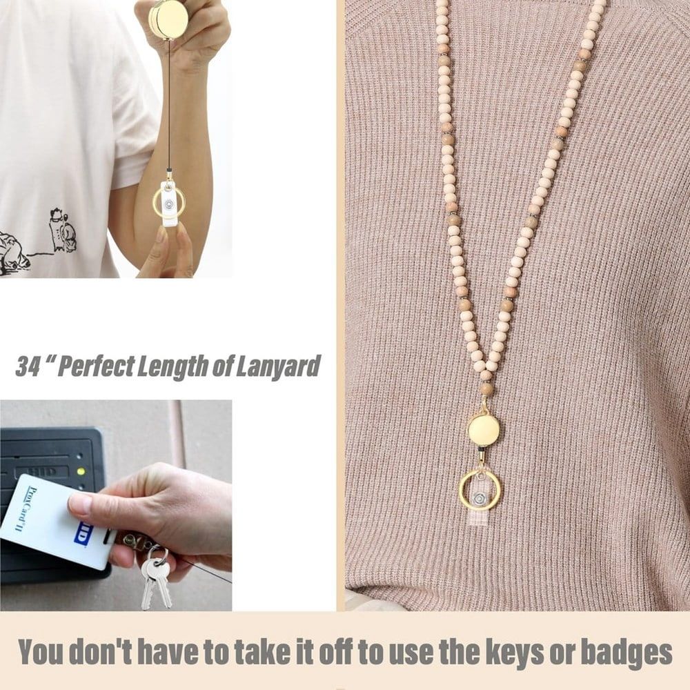 Lanyards for Id Badges Teacher Lanyards for Keys Retractable Lanyards for Id Badges Holder Cute Keychain