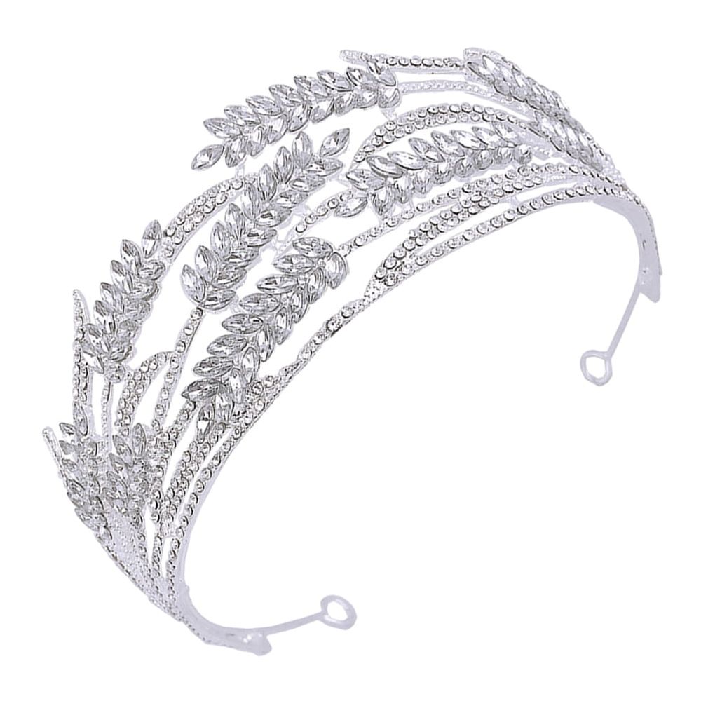 unbranded Bride Crown Baroque Bridal Haircut Decoration Women's