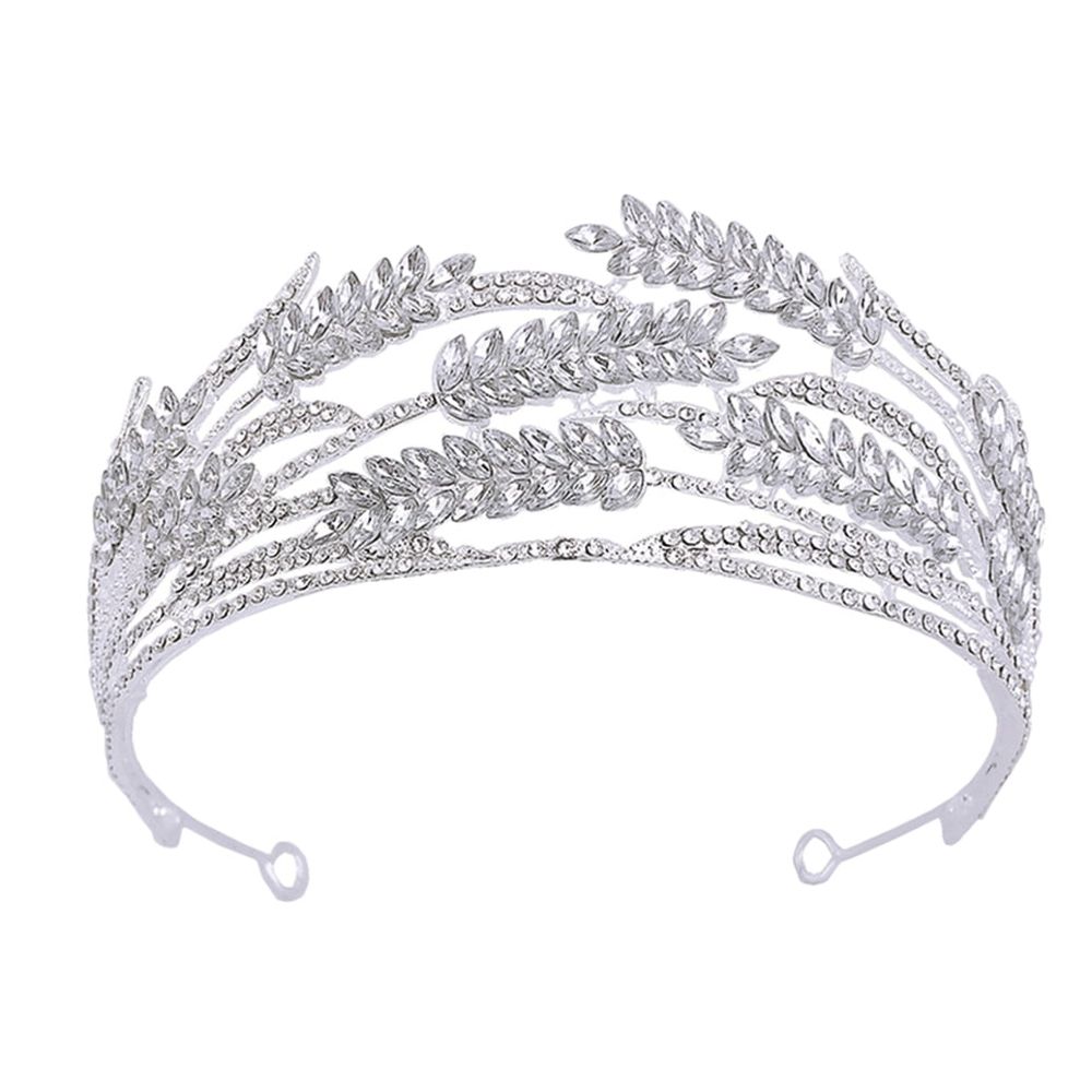 unbranded Bride Crown Baroque Bridal Haircut Decoration Women's