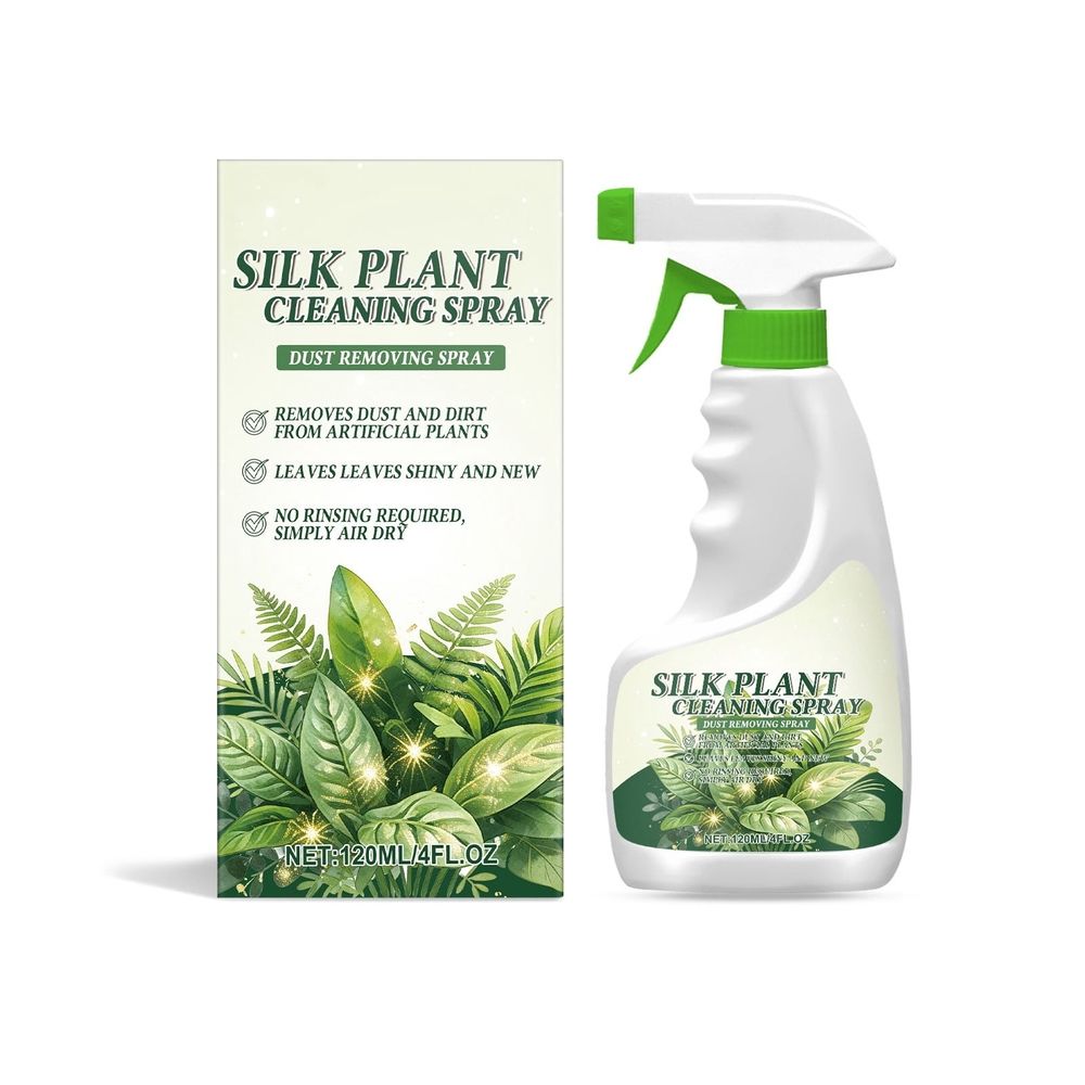 Silk Plant Cleaner Spray, Artificial Flower Spray, Silk & Dried Flowers Cleaner Spray, Ideal Florist Supplies, Spray for Fake Plants, Leaves & Décor