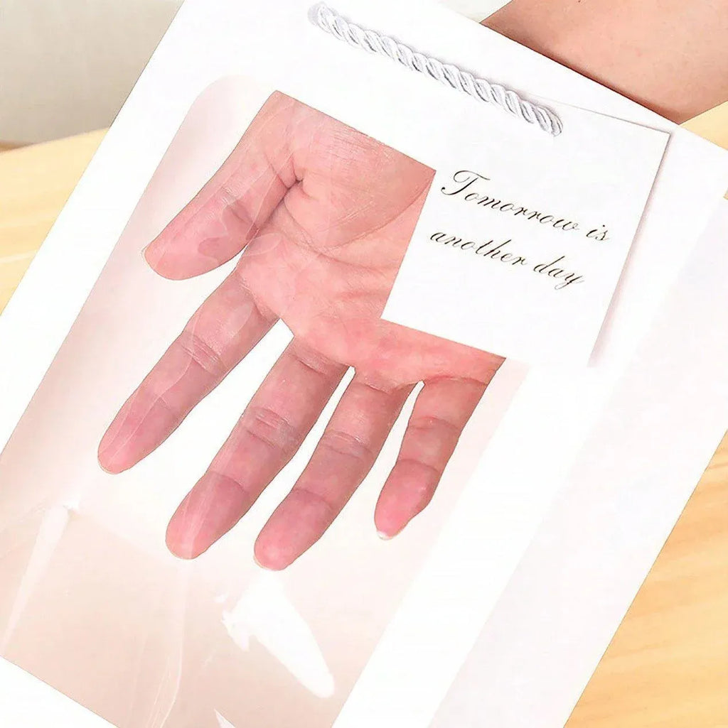 25x Thick Gift Bags with Transparent Window for Valentines Day Bouquets and Gift - Tote-Bag-25pcs-Pink-18-13-25cm