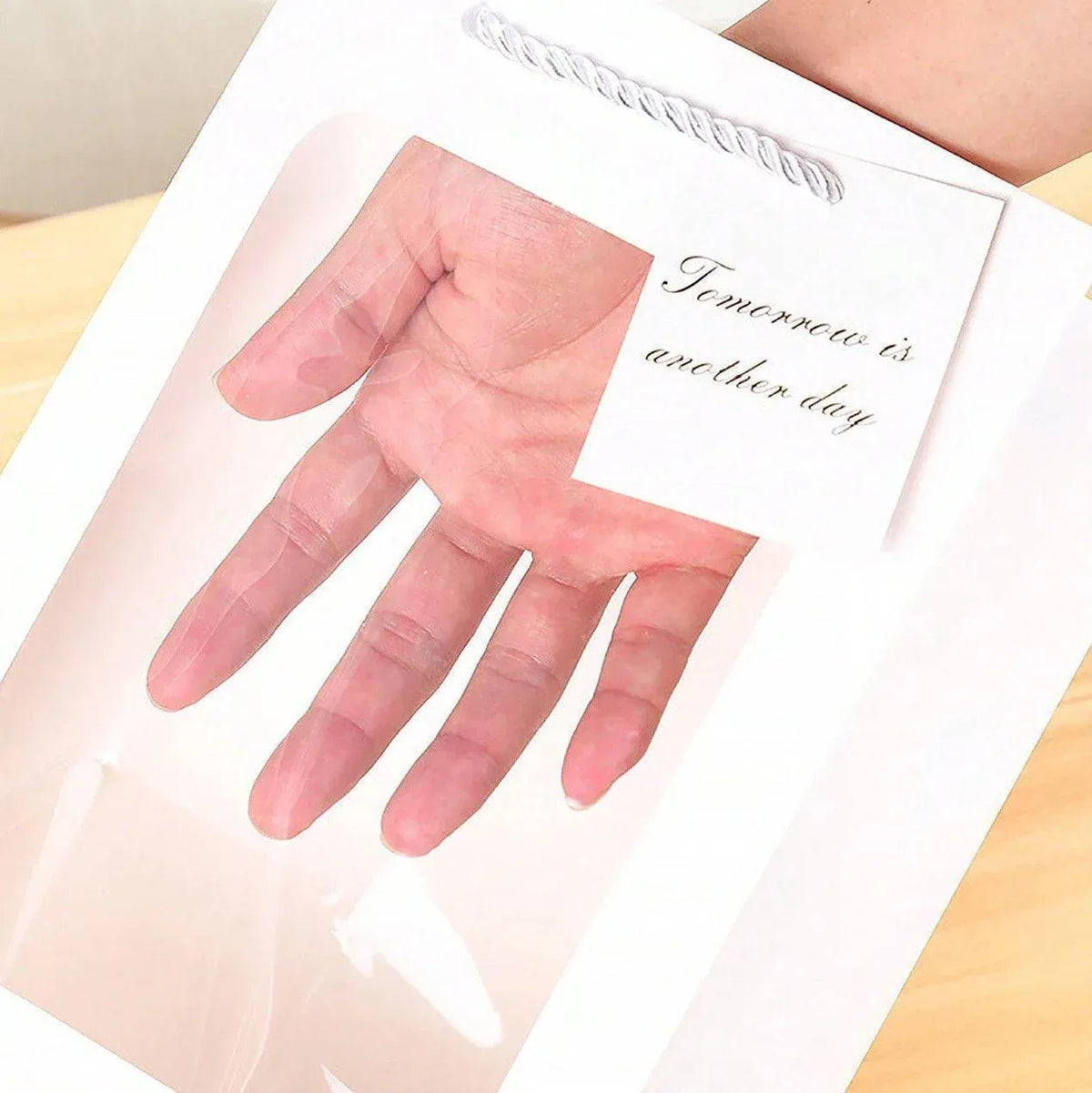25x Thick Gift Bags with Transparent Window for Valentines Day Bouquets and Gift - Tote-Bag-25pcs-Red-18-13-25cm