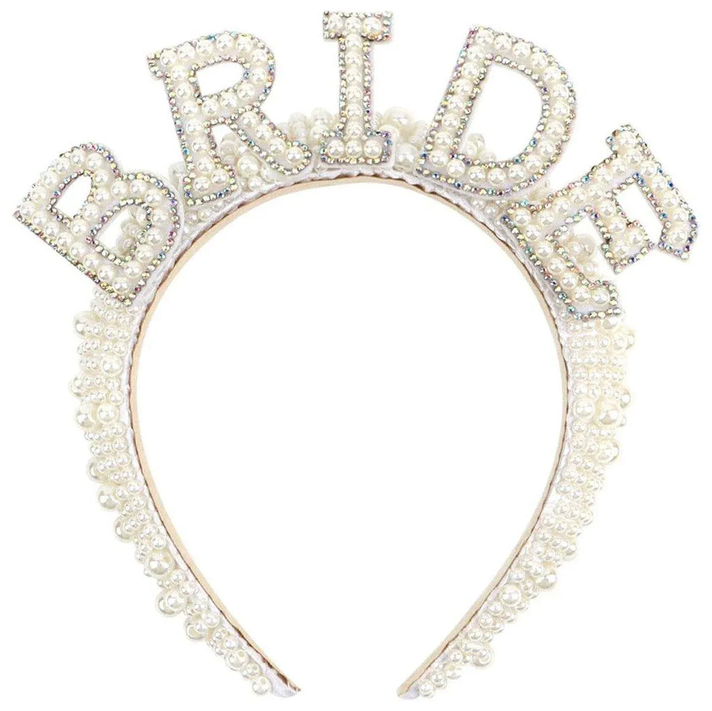 Elegant Bride Pearl Headband Bridal Hair Accessories Wedding Party Ornament