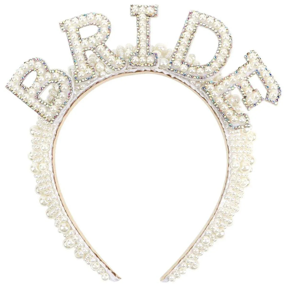 Elegant Bride Pearl Headband Bridal Hair Accessories Wedding Party Ornament