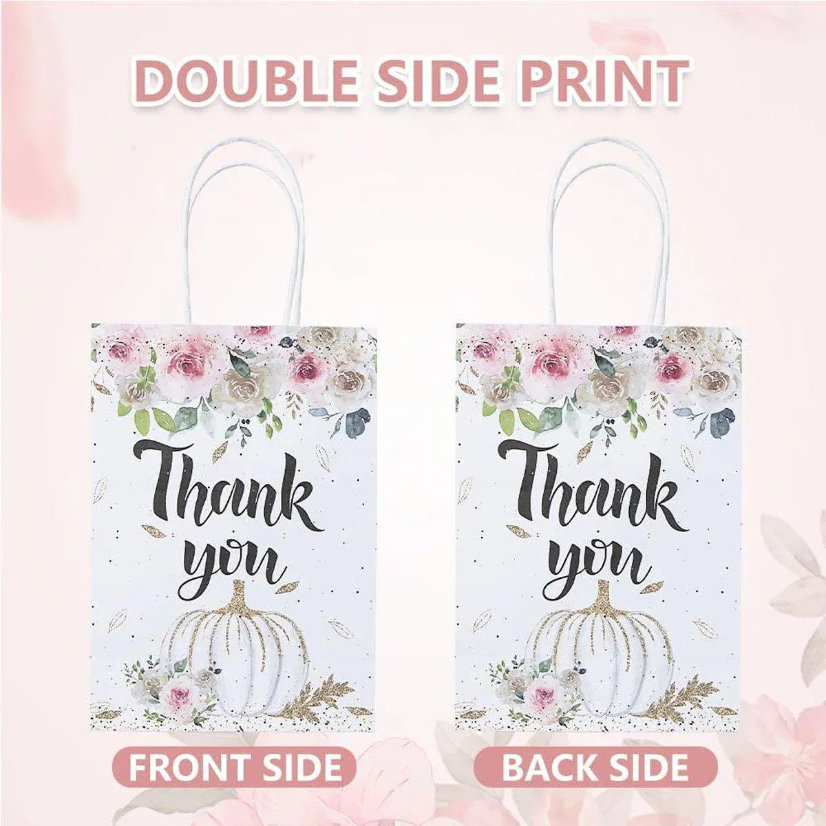 30pcs Printed Gift Bags Holiday Packaging Tote Gift Bags for Christmas Party