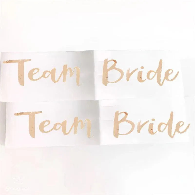 Bridal Party Sash Rose Gold Bride Bridesmaid Maid Honour Mother Hens Night Wear - Bride To Be