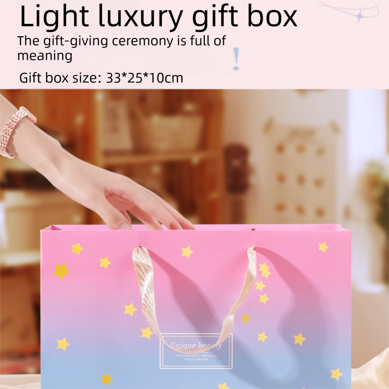 White Winter Scarf Gift Box Set for Women （Earmuffs, Gloves, and Scarf 3-Piece Set）- Soft Warm Scarf with Luxury Gift Packaging Birthday Present for Girlfriend Wife Daughter