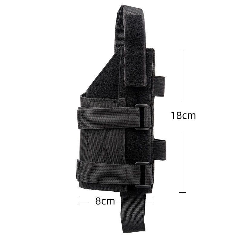 Dark Green Heavy Duty MOLLE Tactical Universal Leg Holster - Lightweight Quick Release Thigh Pouch for Outdoor Games, Airsoft and Hunting, Australia Father Day Gift Choice